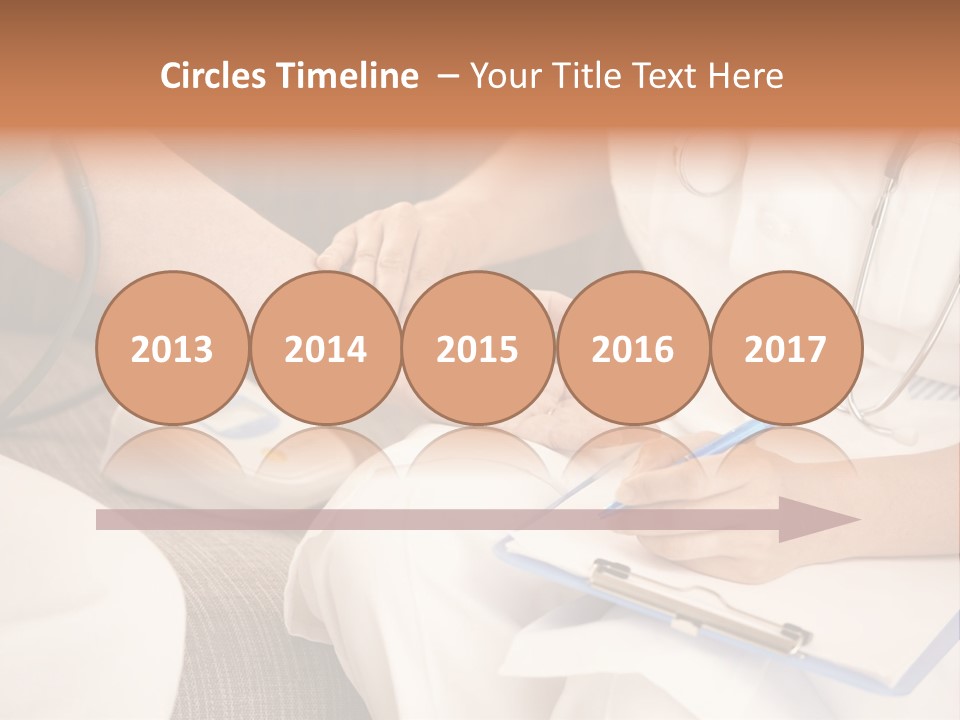 Senior Blood Hand PowerPoint Template