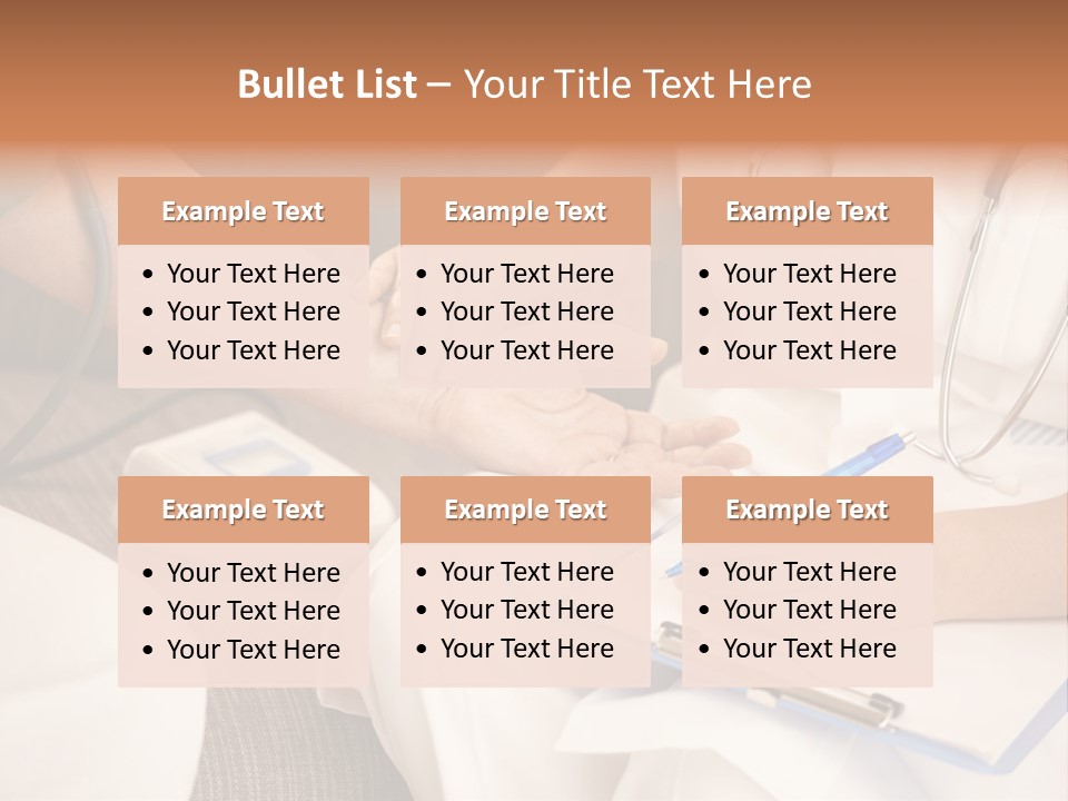 Senior Blood Hand PowerPoint Template