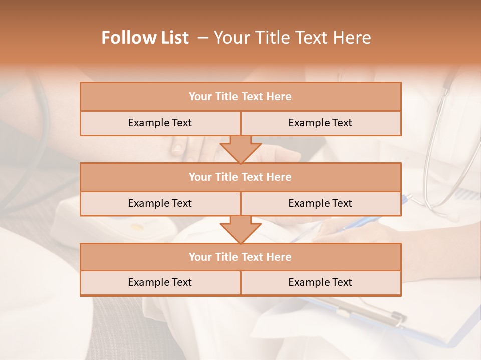 Senior Blood Hand PowerPoint Template
