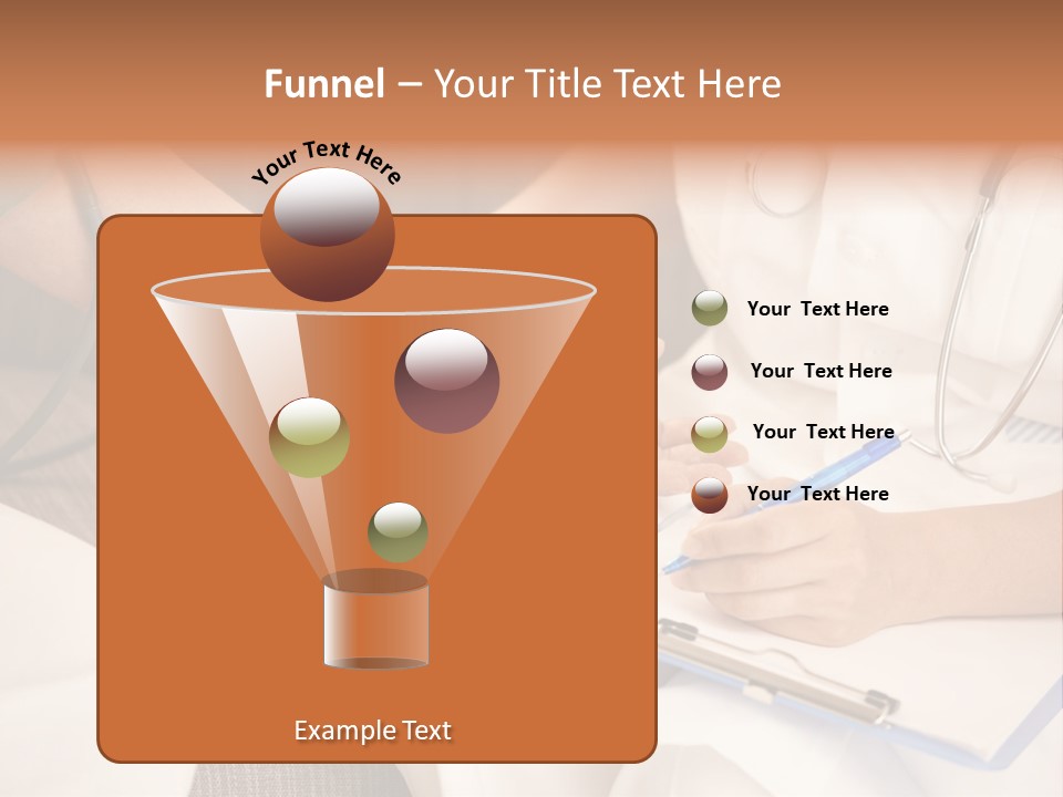 Senior Blood Hand PowerPoint Template