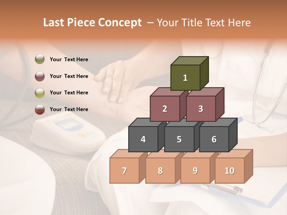 Senior Blood Hand PowerPoint Template