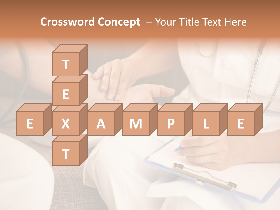 Senior Blood Hand PowerPoint Template