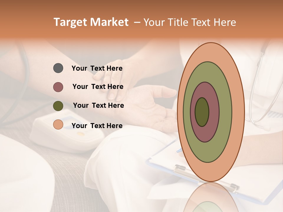 Senior Blood Hand PowerPoint Template