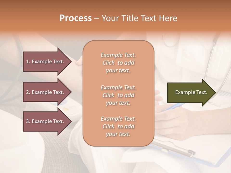 Senior Blood Hand PowerPoint Template