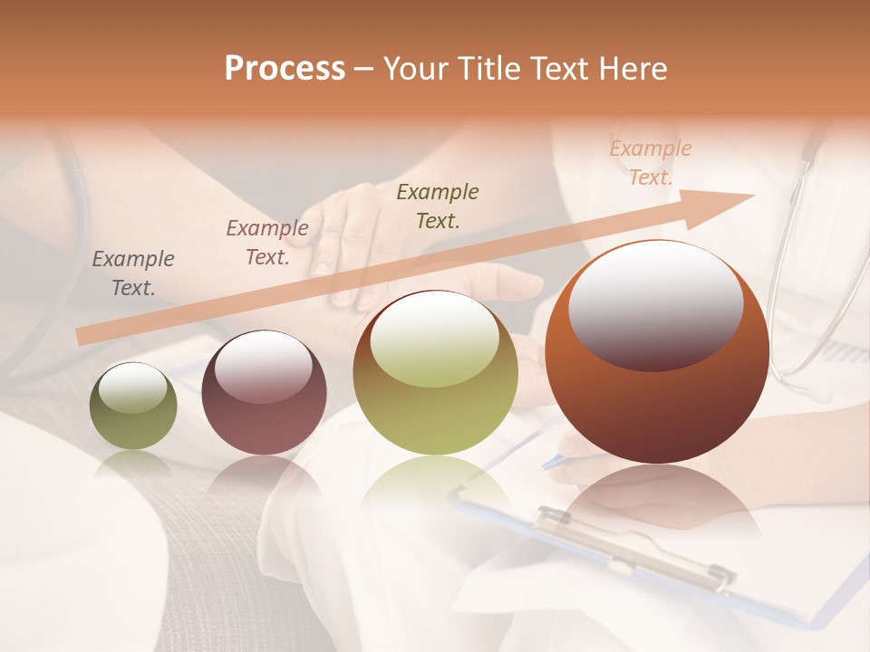 Senior Blood Hand PowerPoint Template