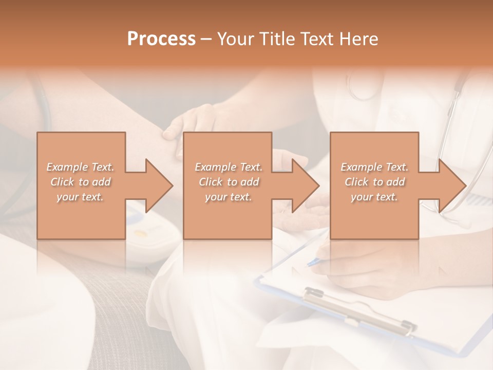 Senior Blood Hand PowerPoint Template