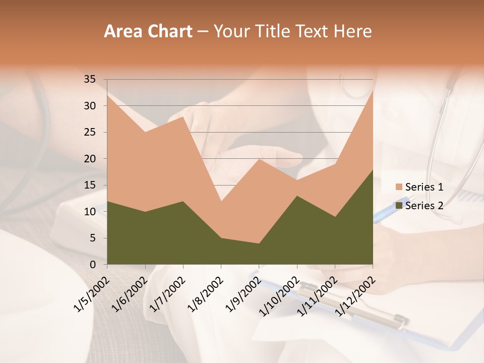 Senior Blood Hand PowerPoint Template
