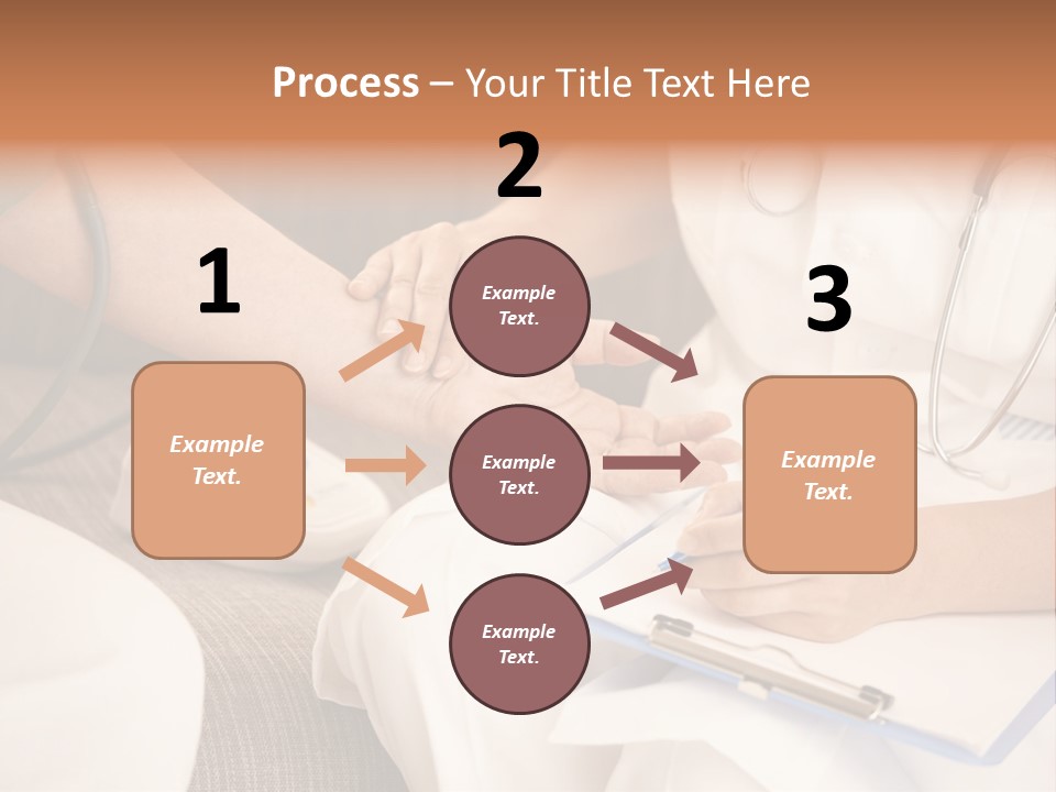Senior Blood Hand PowerPoint Template
