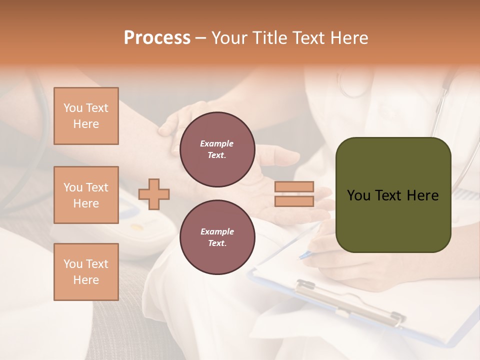 Senior Blood Hand PowerPoint Template