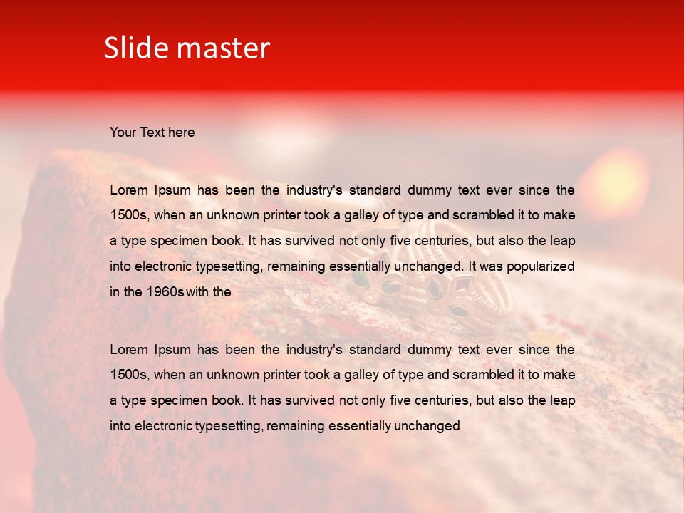 Ring Art Design PowerPoint Template