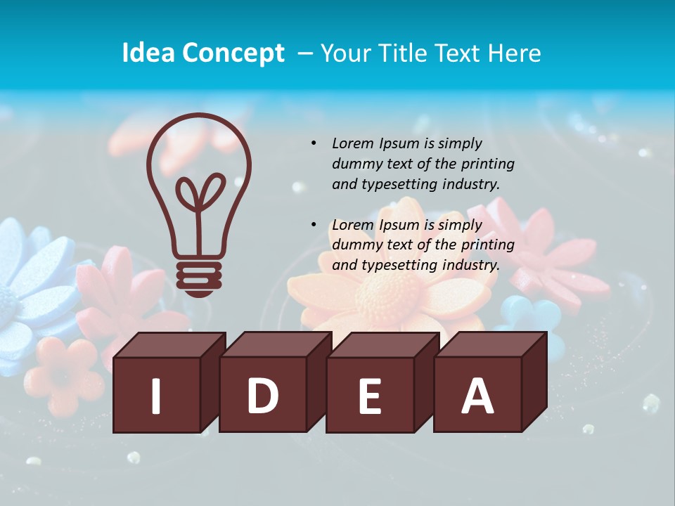 Icing Frosting Wedding PowerPoint Template