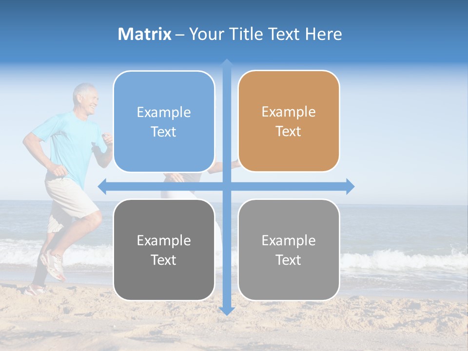 Health Outdoors Caucasian PowerPoint Template