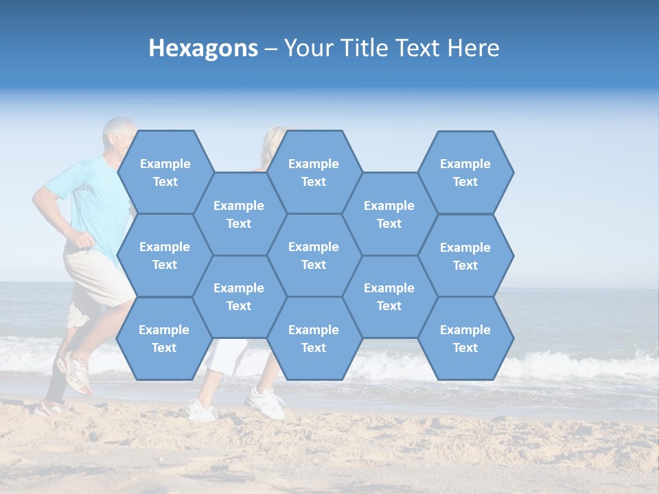 Health Outdoors Caucasian PowerPoint Template