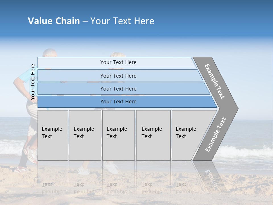 Health Outdoors Caucasian PowerPoint Template