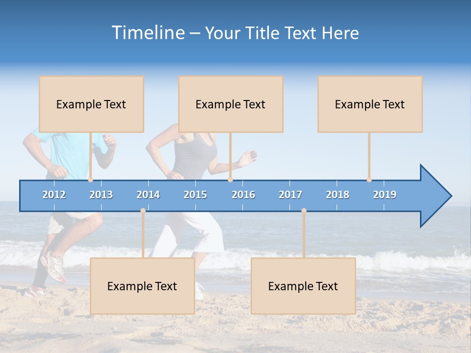 Health Outdoors Caucasian PowerPoint Template