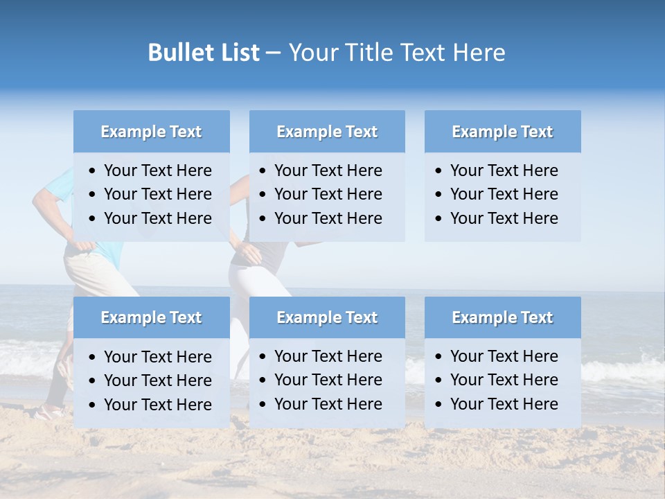 Health Outdoors Caucasian PowerPoint Template