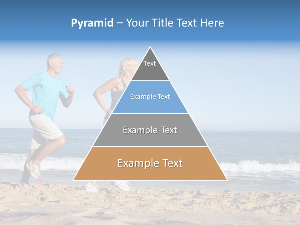 Health Outdoors Caucasian PowerPoint Template