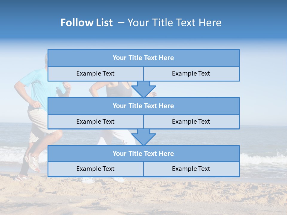 Health Outdoors Caucasian PowerPoint Template