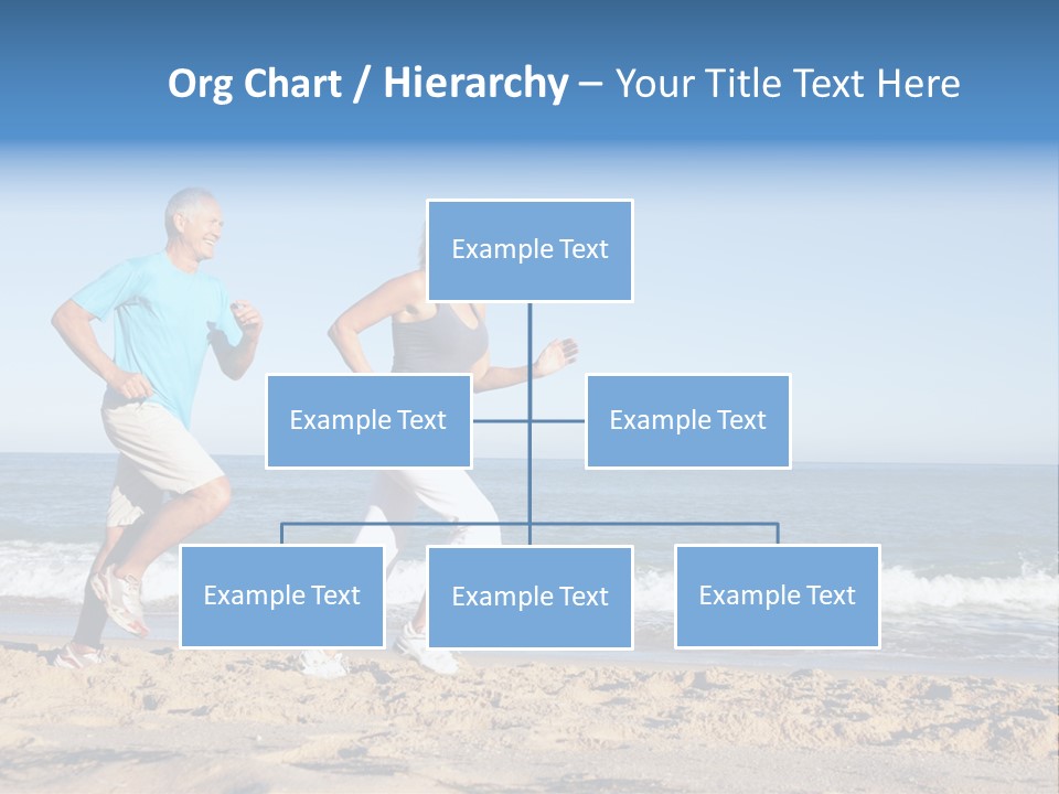 Health Outdoors Caucasian PowerPoint Template
