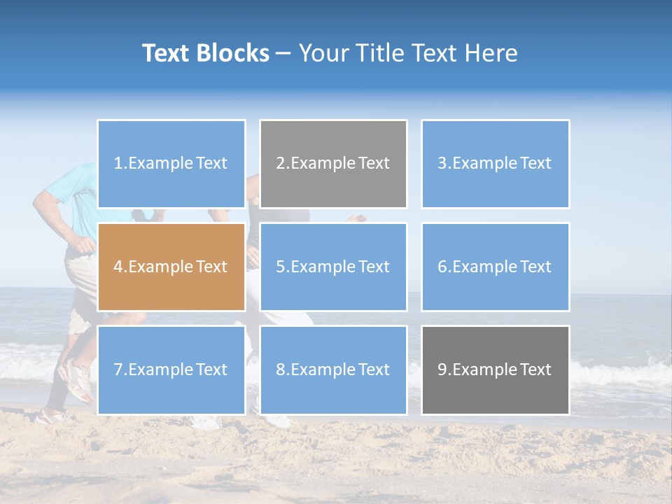 Health Outdoors Caucasian PowerPoint Template