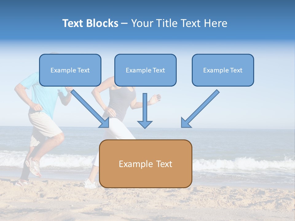 Health Outdoors Caucasian PowerPoint Template