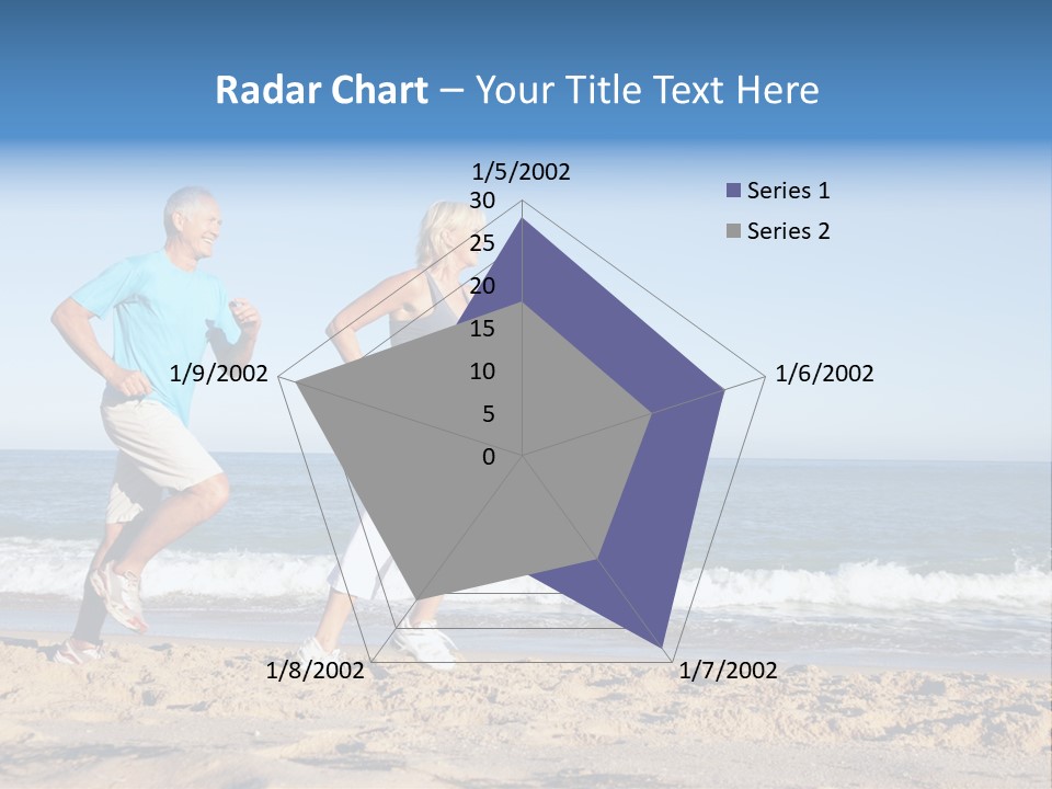 Health Outdoors Caucasian PowerPoint Template