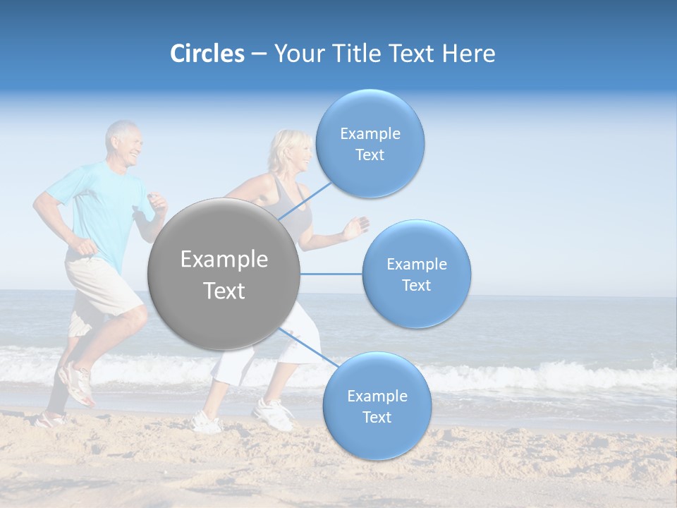 Health Outdoors Caucasian PowerPoint Template