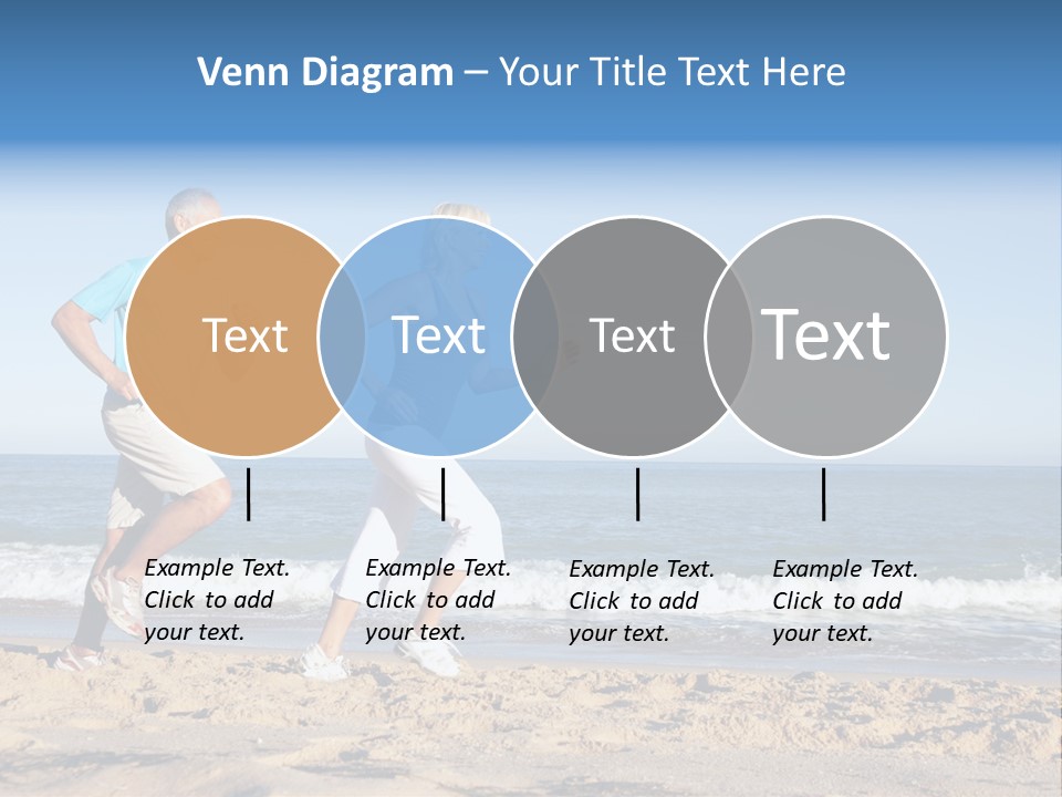 Health Outdoors Caucasian PowerPoint Template