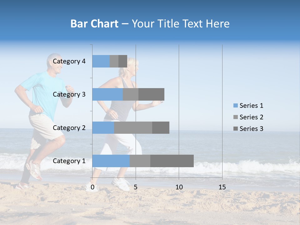 Health Outdoors Caucasian PowerPoint Template
