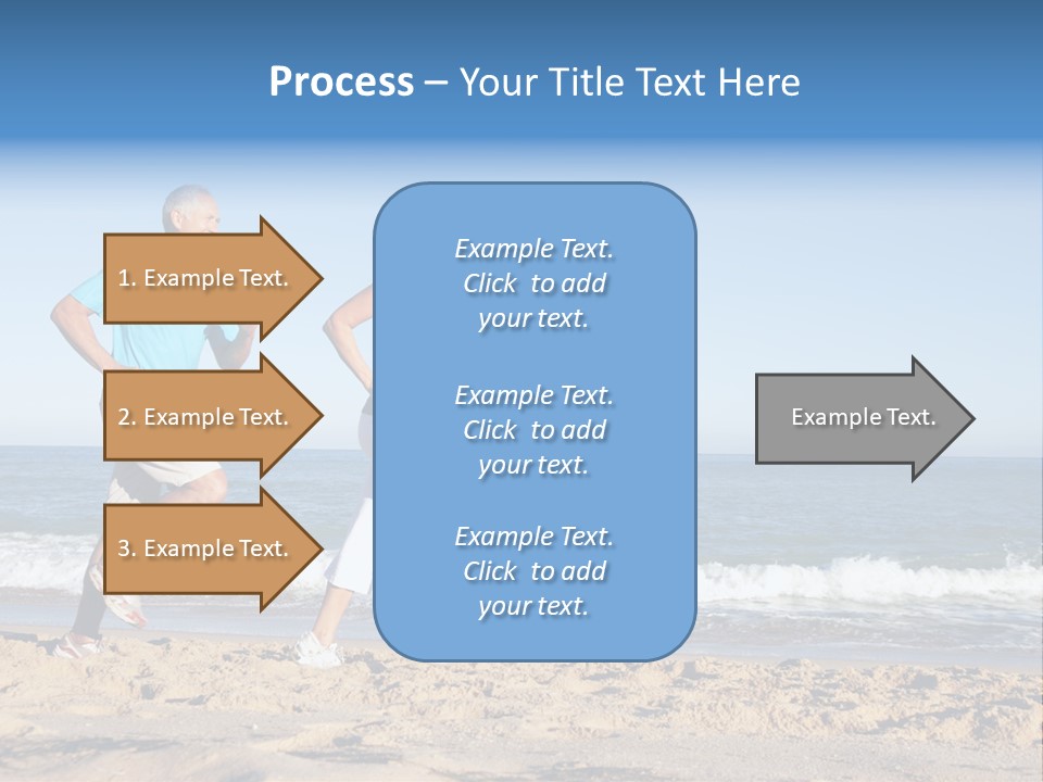 Health Outdoors Caucasian PowerPoint Template
