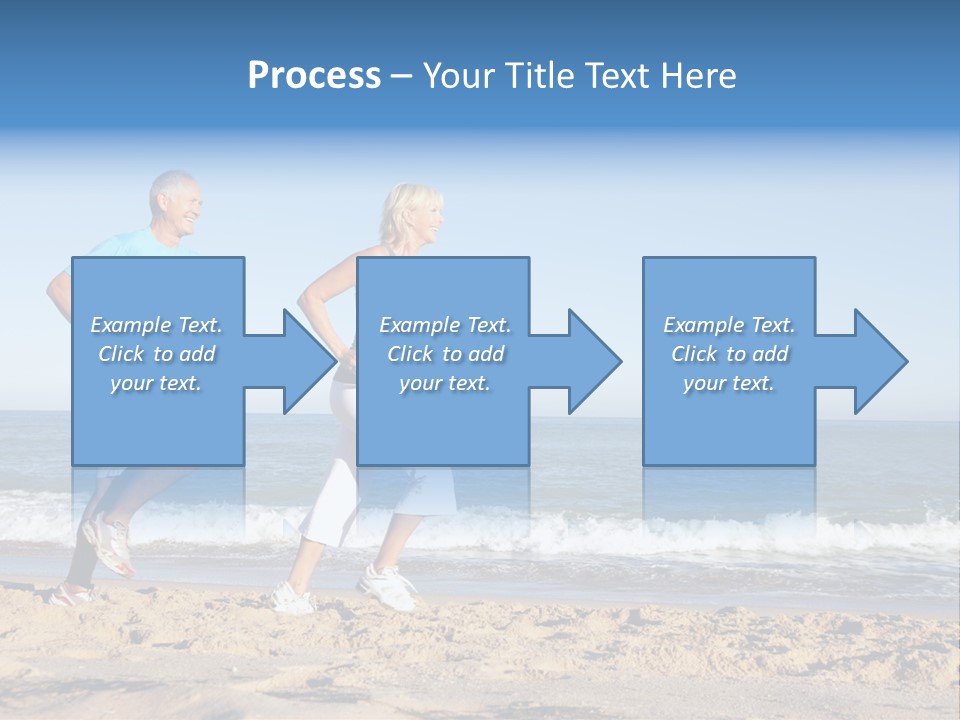 Health Outdoors Caucasian PowerPoint Template