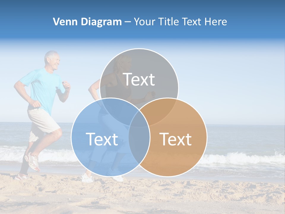 Health Outdoors Caucasian PowerPoint Template