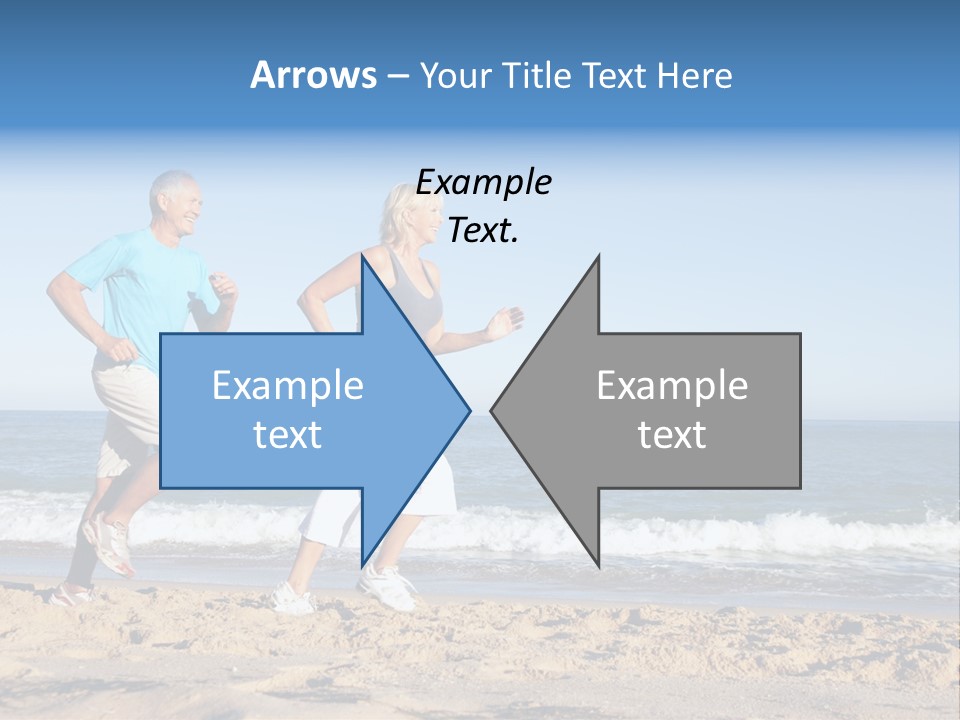 Health Outdoors Caucasian PowerPoint Template