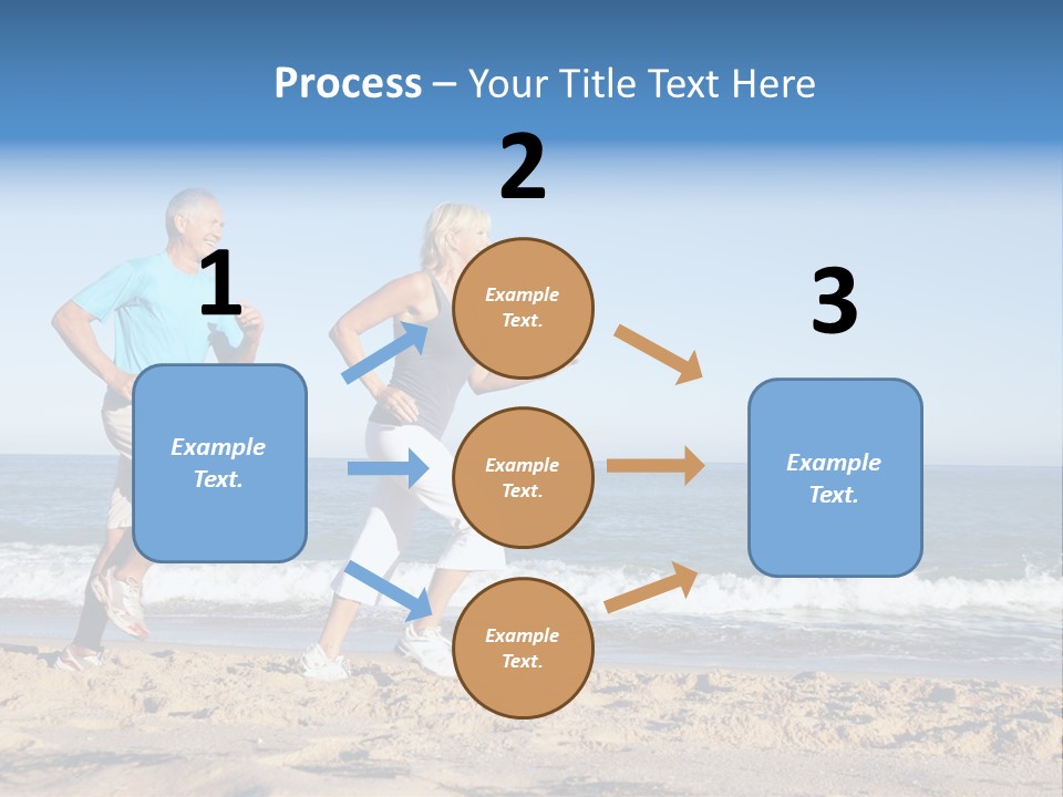 Health Outdoors Caucasian PowerPoint Template