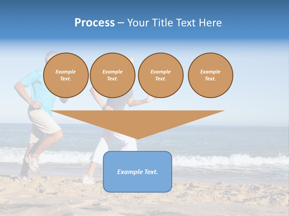 Health Outdoors Caucasian PowerPoint Template