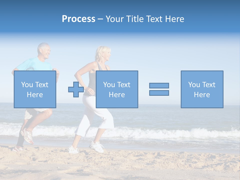 Health Outdoors Caucasian PowerPoint Template