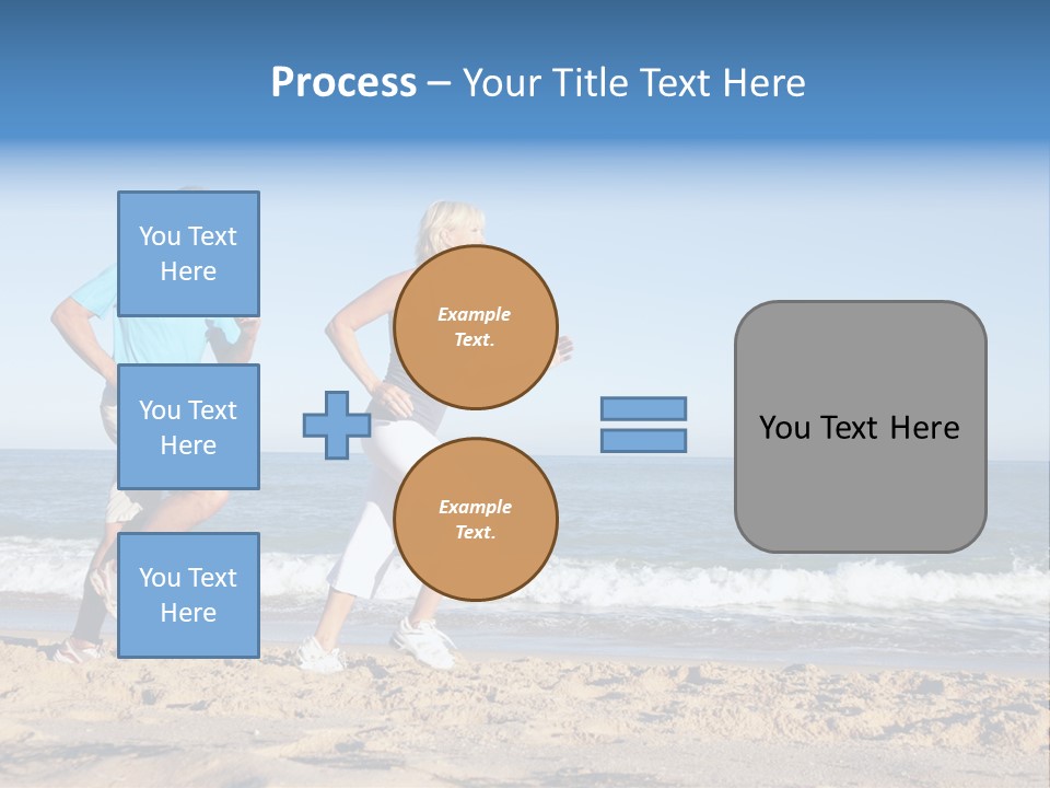 Health Outdoors Caucasian PowerPoint Template