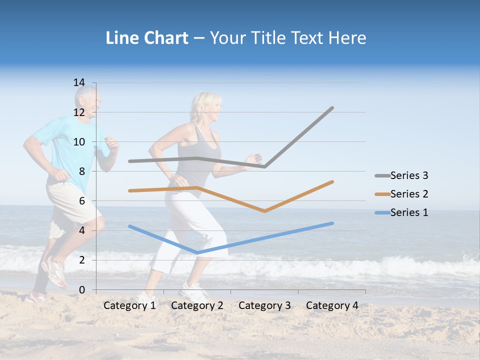 Health Outdoors Caucasian PowerPoint Template