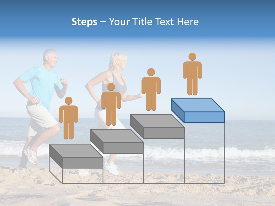 Health Outdoors Caucasian PowerPoint Template