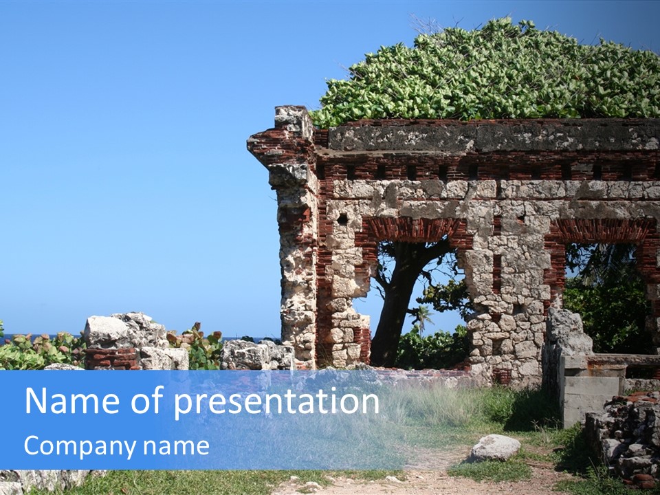 Landmark Outdoor Ancient PowerPoint Template