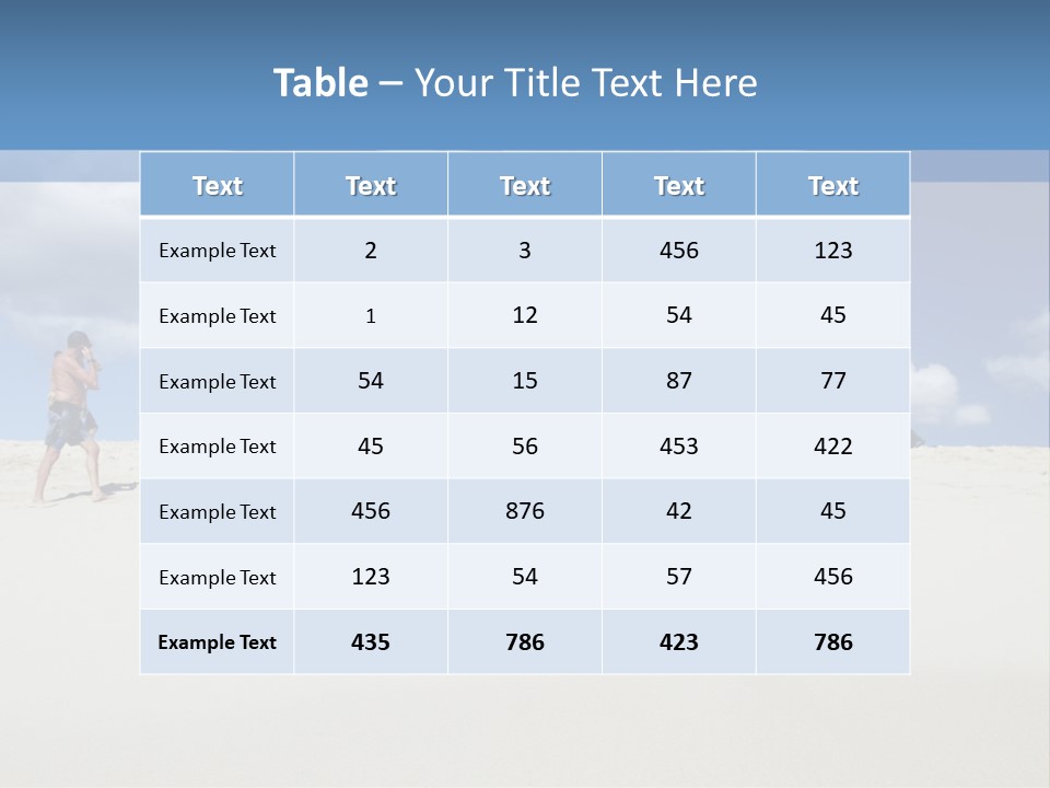 International Sky Fun PowerPoint Template