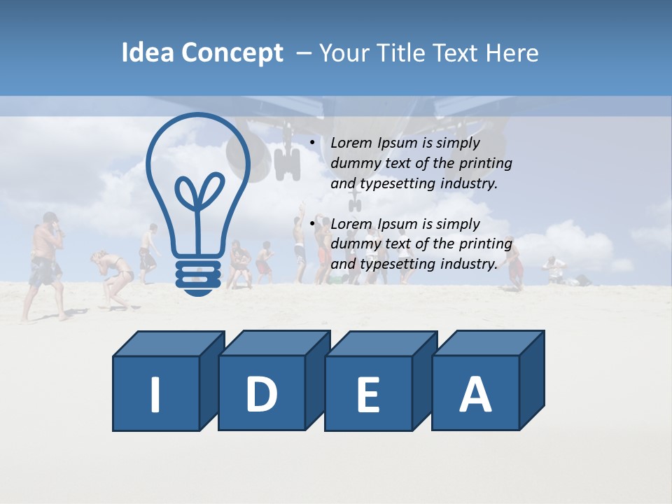 International Sky Fun PowerPoint Template