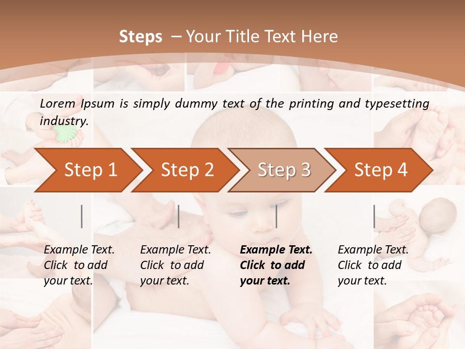 Lifestyle Girl Stimulation PowerPoint Template
