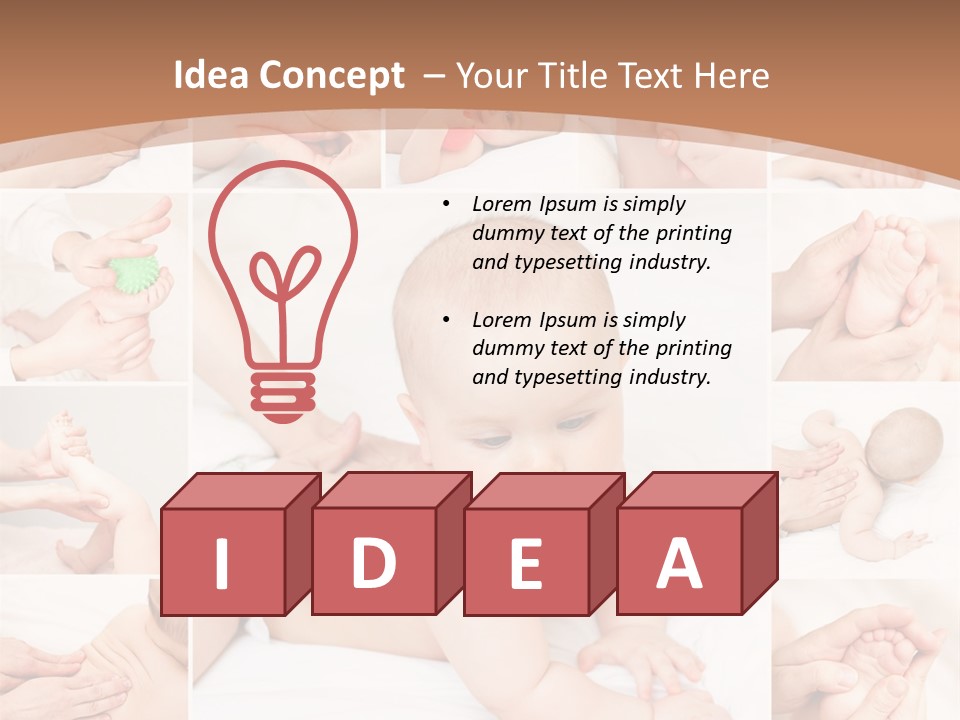 Lifestyle Girl Stimulation PowerPoint Template