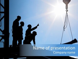 Crane Housing Working PowerPoint Template