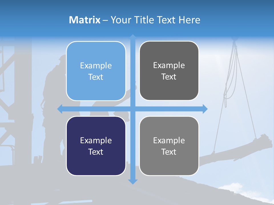 Crane Housing Working PowerPoint Template