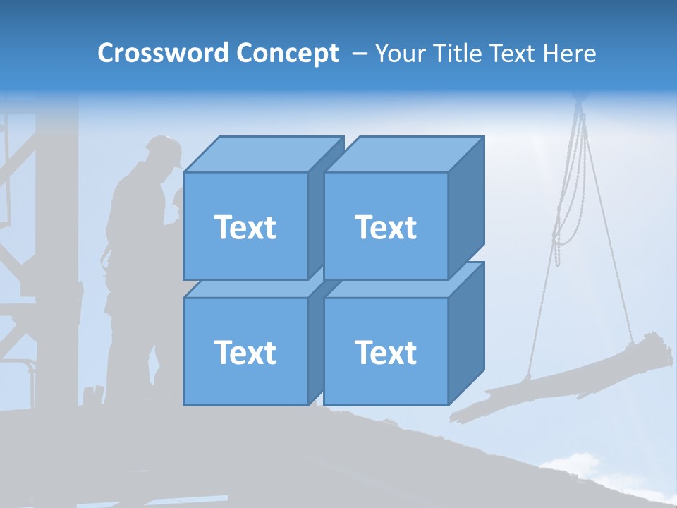 Crane Housing Working PowerPoint Template