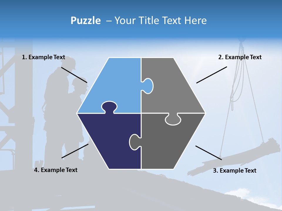 Crane Housing Working PowerPoint Template