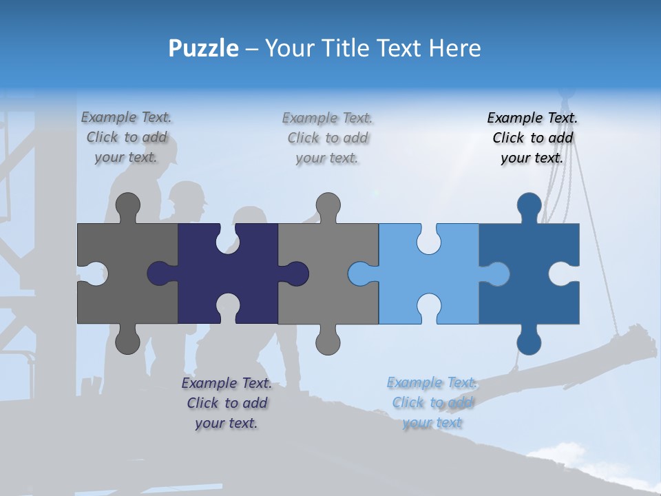 Crane Housing Working PowerPoint Template