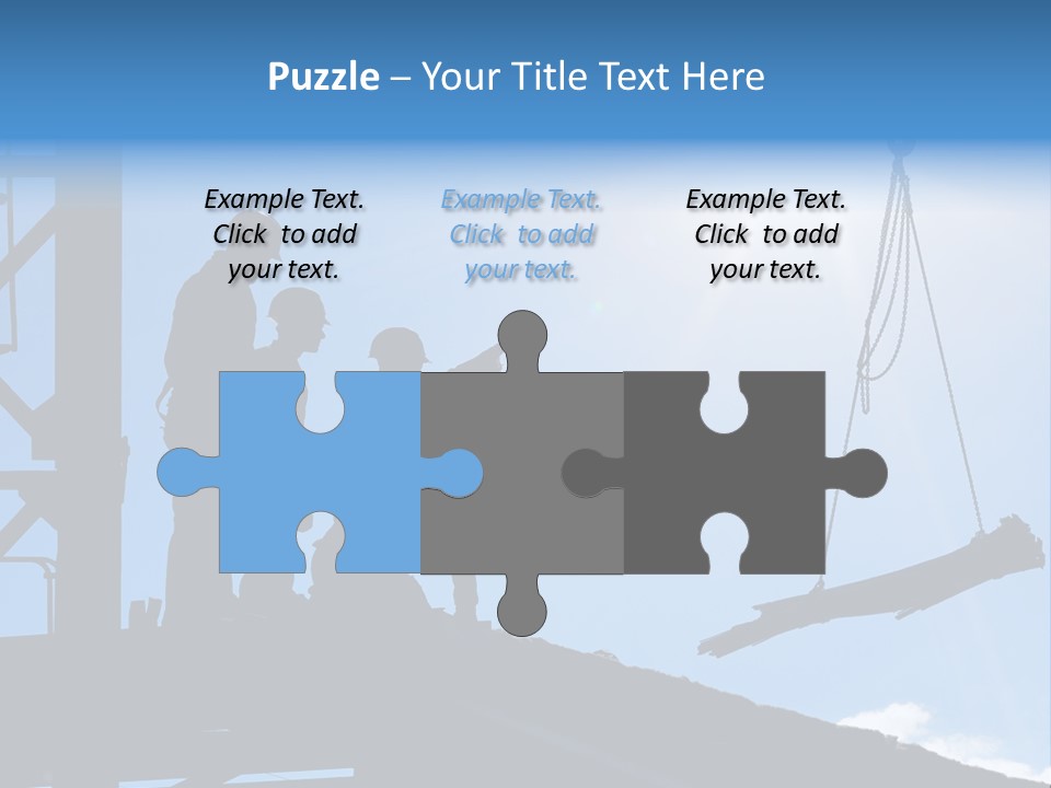 Crane Housing Working PowerPoint Template